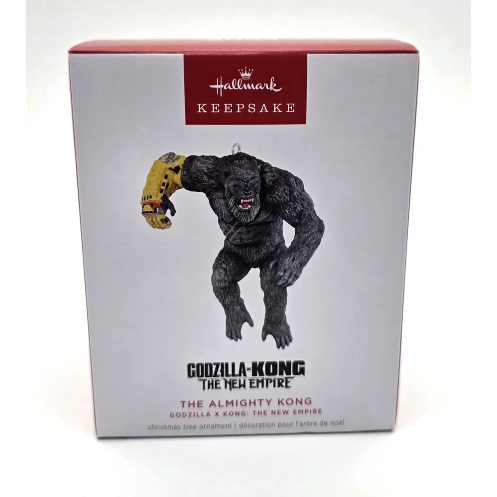 2024 Hallmark Godzilla Kong The New Empire Christmas‎ Ornament NEW